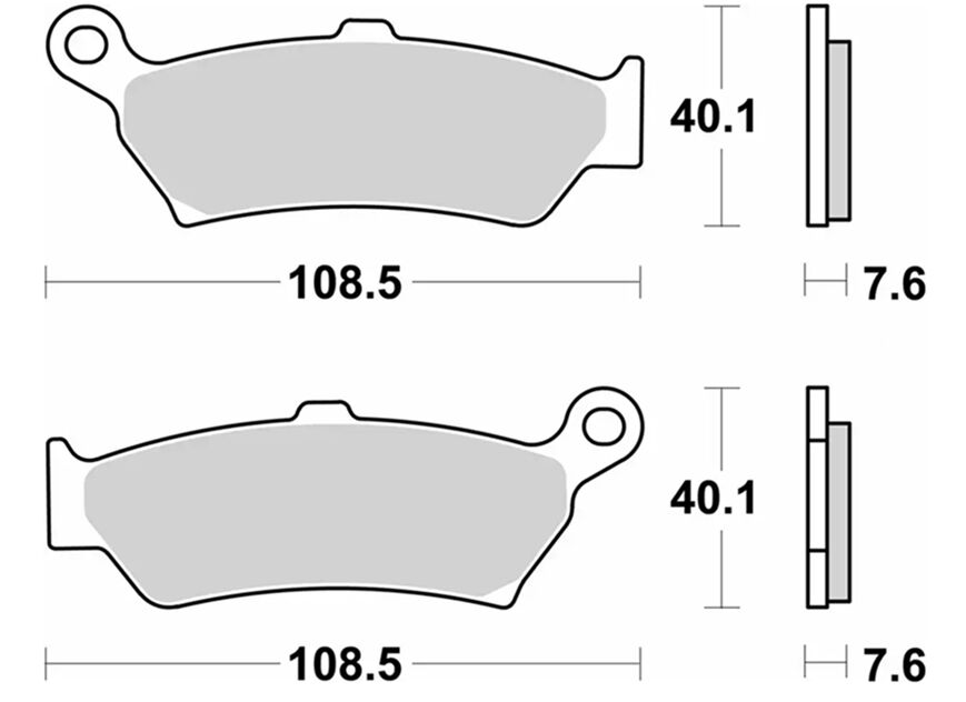 Спирачна накладка LS sinter street SBS 1005LS — снимка 2