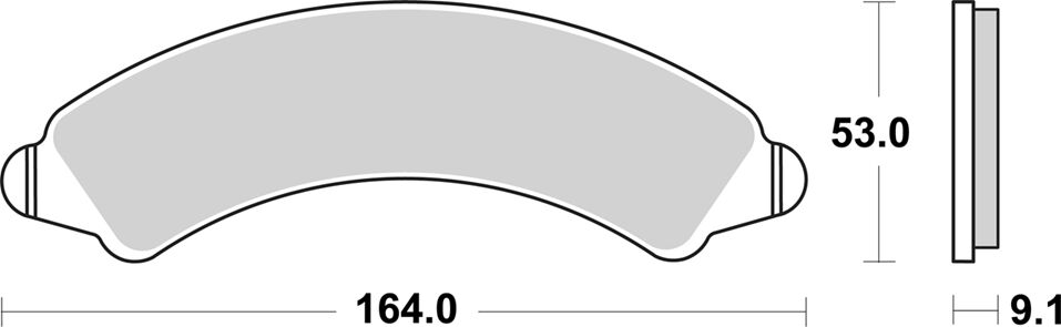 Спирачна накладка sinter offroad SBS 977RSI — снимка 2