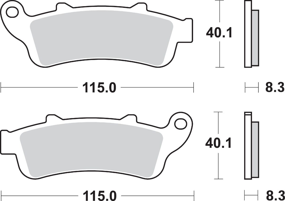 Спирачна накладка SBS 735HS SBS 735HS — снимка 2