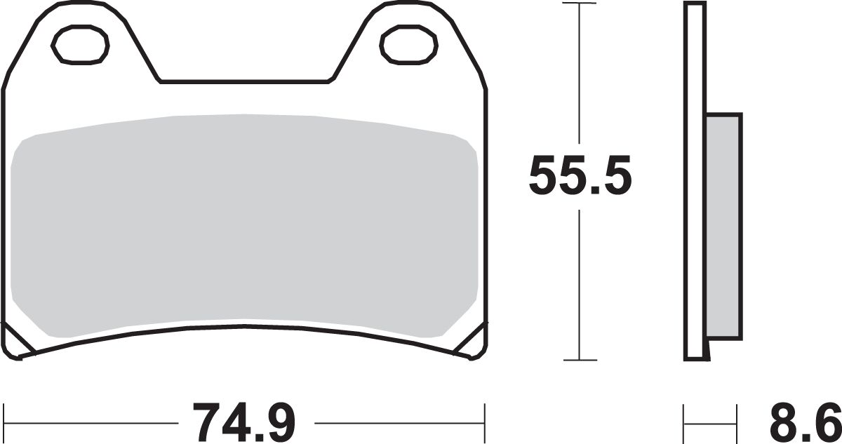 Спирачна накладка SBS 706HS SBS 706HS — снимка 3