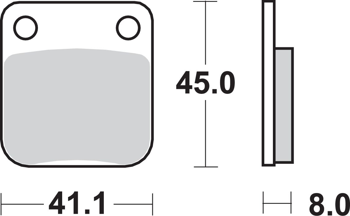 Спирачна накладка SBS 536SI SBS 536SI — снимка 2