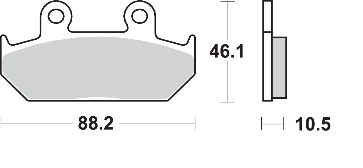 Спирачна накладка SBS 647HS SBS 647HS — снимка 2