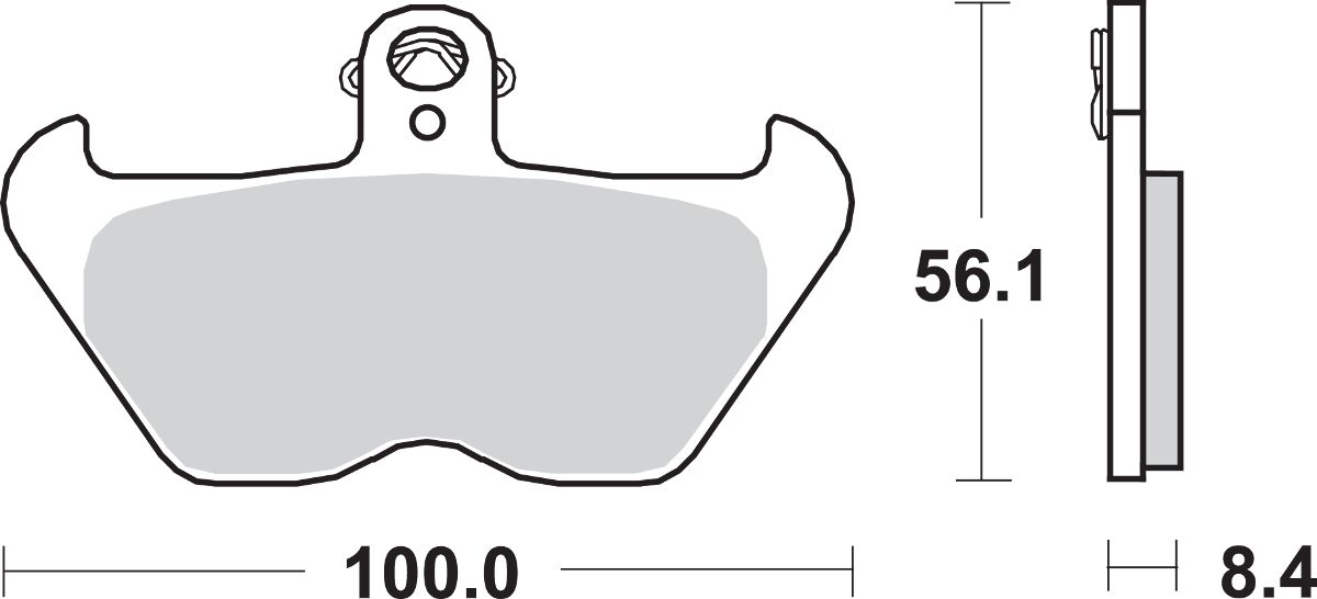 Спирачна накладка SBS 703HS.S SBS 703HS — снимка 2