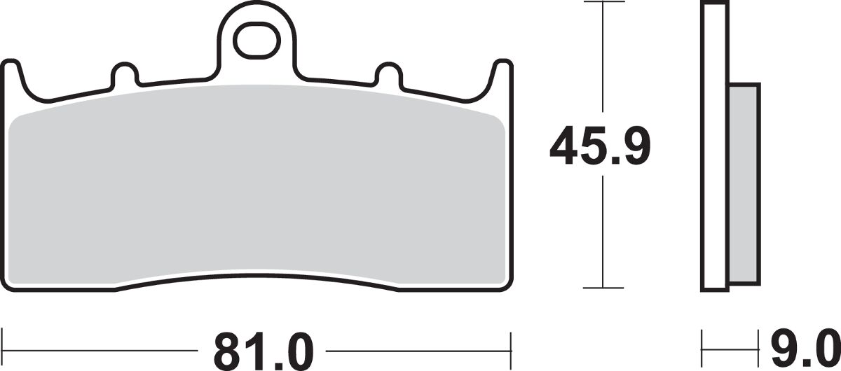 Спирачна накладка SBS 778HS SBS 778HS — снимка 2