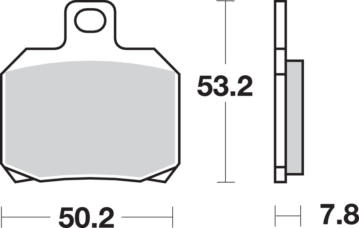 Спирачна накладка SBS 730LS SBS 730LS — снимка 2