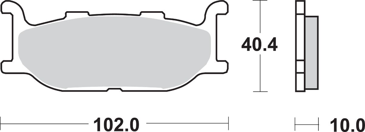 Накладка за спирачка SBS 663HS SBS 663HS — снимка 2