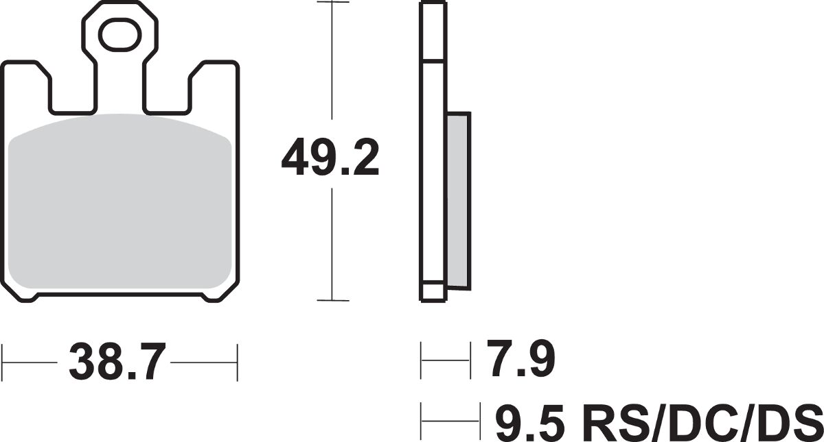 Спирачна накладка SBS 788HS SBS 788HS — снимка 2