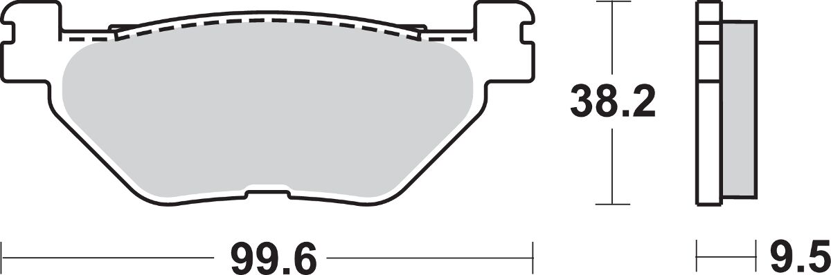 Накладка за спирачки SBS 769LS SBS 769LS — снимка 3